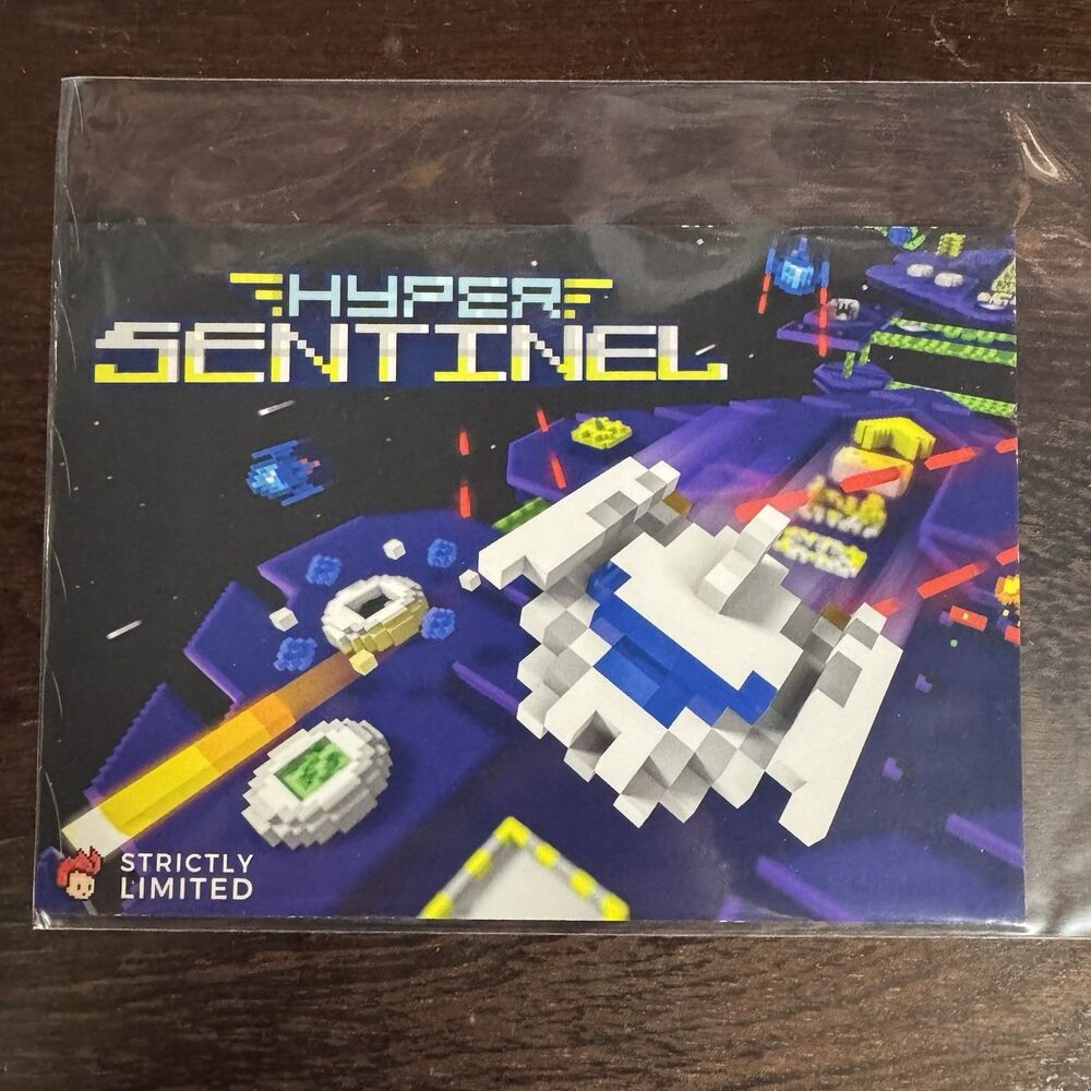 Hyper Sentinel Promo Postcard Strictly Limited Games SLG Video Game Art Card New